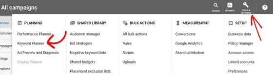 How To Use Google Adwords Keyword Planner
